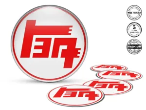 Toyota TRD Ruota Adesivi Stile Emblemi Cupola Alta Qualità